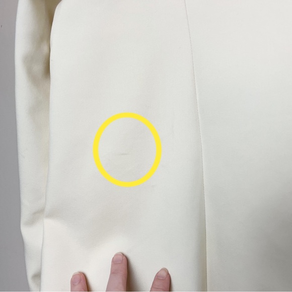 Good American NWOT Woven Blazer 2.0 bone ivory boss jacket career office 2X XXL - Picture 14 of 15